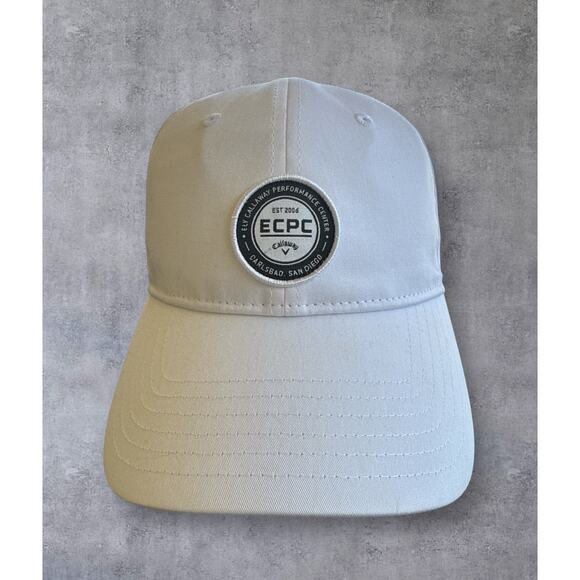 Callaway Performance Center ECPC Womens Heritage Twill White Golf Hat Cap - Picture 1 of 7